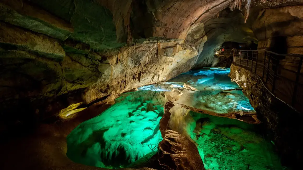 La grotte de la Cocalière révèle des bassins d'eau turquoise et émeraude. La durée de la visite permet d'admirer ces merveilles souterraines.