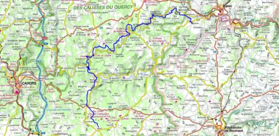 Carte vallée du Célé - Évitez les erreurs, préparez votre rando